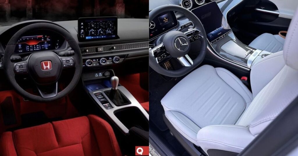 Honda vs Mercedes Interior